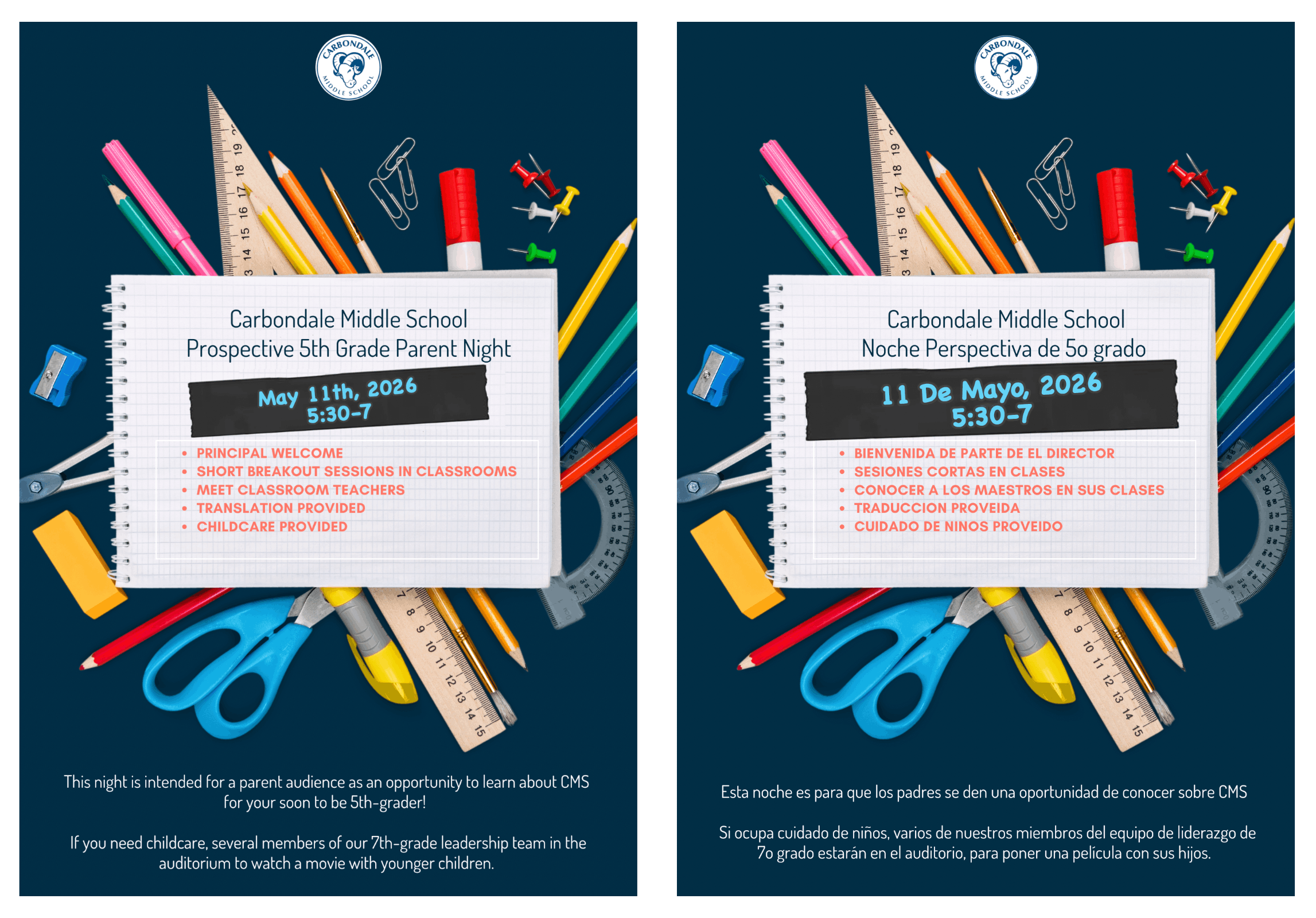 Prospective 5th Grade Parent Info Night